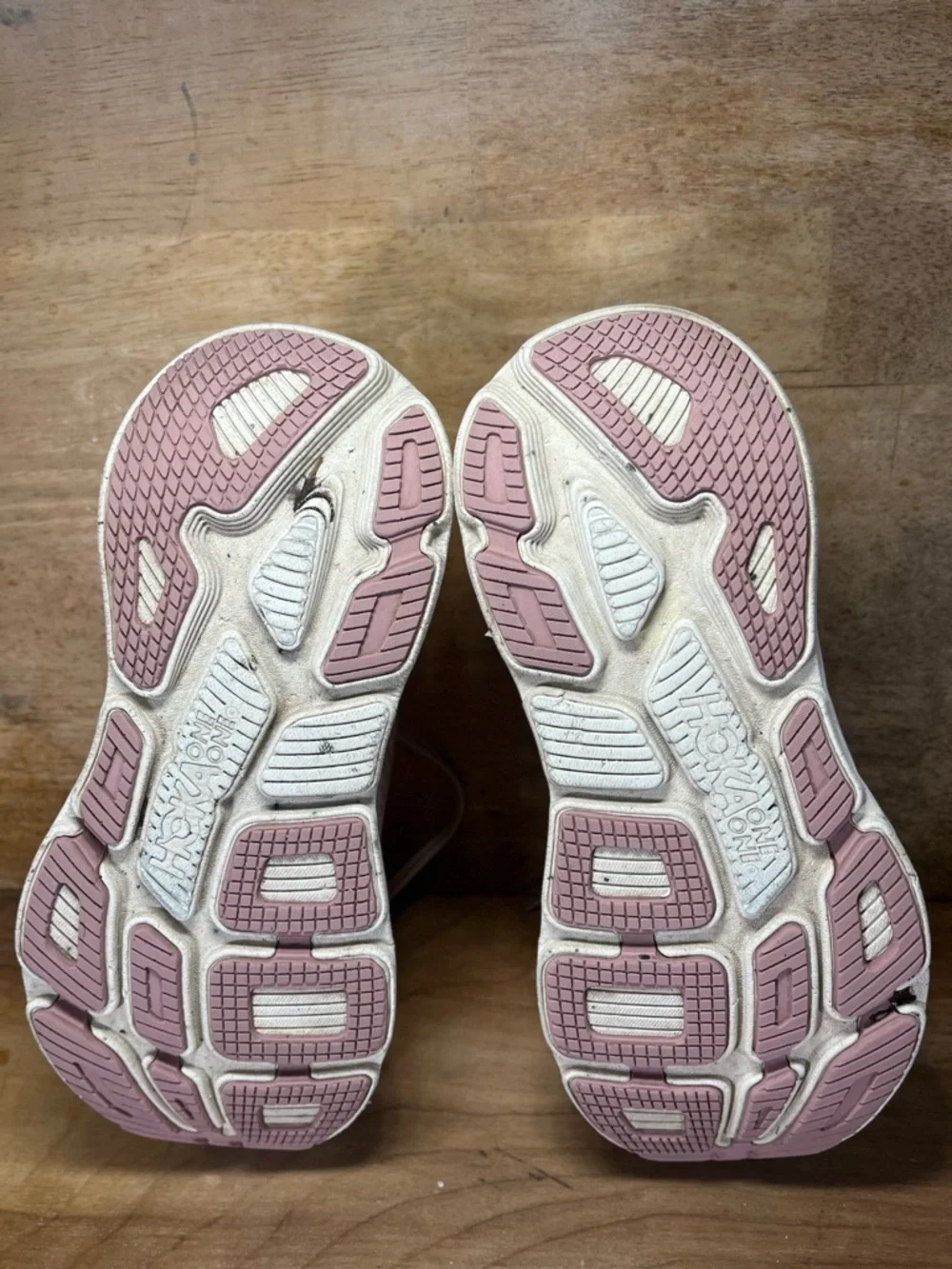Hoka One One REFLECTIVE Bondi 7 Womens Size 9.5 Running Shoes Sneakers Pink - Picture 8 of 11